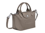 Original longchamp bags le pliage neo mini size XS Thick waterproof nylon crossbody dumplings bag women bag short handle handbag Fashion casual Shoulder Bags Taupe L1500598215