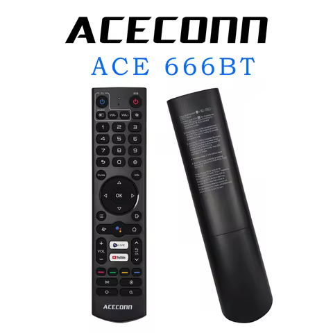 ACECONN ACE666BT ACE666IR ACE100IR Supported IPTV Boxes Pi TVPLUS Pro Sword Shield Diamond Remote Co