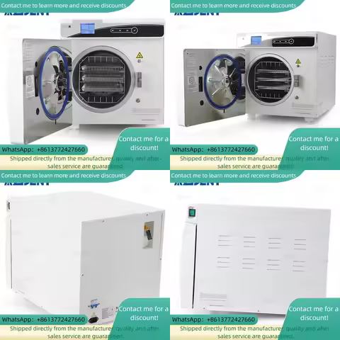 Customized Azdent 22L LED Display Panel Class N Table Autoclave Steam Sterilizer