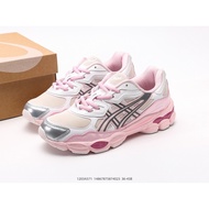 F67S asics GEL-NYC 2055 Multi-functional breathable mesh running shoes for men and women with rubber