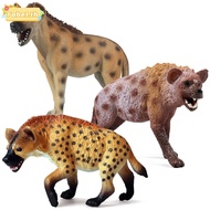 TOBE1 Spotted Hyena Model Kids Cognition Educational Toy Gift Simulation Wild Animals