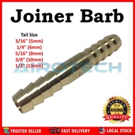 Brass Fitting Joiner Barb Union Hose Connectors Fitting Brass