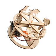 youn Educational  DIY Rotating Carousel Science Toy for Kids Learning Balance