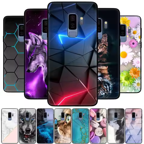 For Samsung Galaxy S9 S9 Plus Case Silicone Back Cover Case for Samsung S9 Plus SM- G960 G965 S9Plus