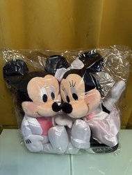 日本迪士尼米奇米妮結婚公仔一對