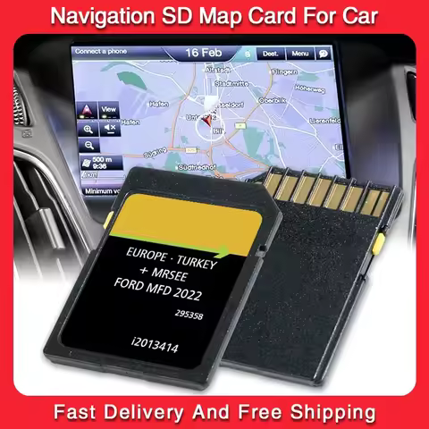 Europa SD Card Maps for Ford MFD System Europe 2022 Latest GPS Version Software