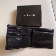 New🌟Guy Laroche黑色真皮銀包