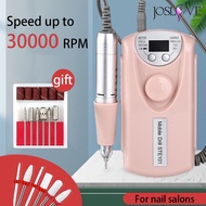JOSLOVE Professional Rechargeable 30000 rpm Nail Drill Machine Set Sale Portable Machine for Acrylic, Gel Nails Electric Nail File Nails Set Kit Complete