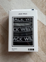 包順豐站 全新 英國 Jack Wills JW 男裝 底褲 Undies 平裝 Black Grey Gray Dark 經典 黑色 Logo 刺繡 CK 類似款 內衣 內褲 Shorts Brie