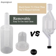 (duyongsun) Brewing Fermentation Airlock & Grommet & Stickers Kit Make Beer Wine Sauerkraut Kimchi K
