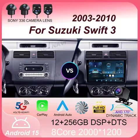 Android 15 For Suzuki Wagon R 6 VI 2017 - 2021 Car Radio Multimedia Video Player Navigation stereo G