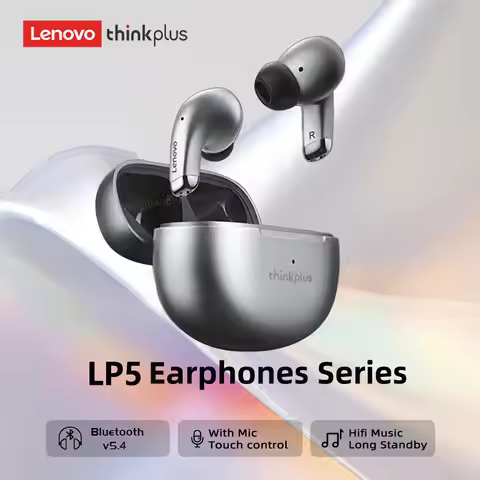 100% Original Lenovo LP5 Pro Wireless Bluetooth 5.4 Earphones LP5 Gaming Earbuds Sports Headphones L