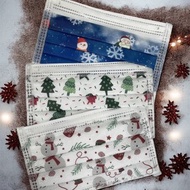 【奕綸台灣製】兒童平面防護口罩_聖誕節 (30入/盒)