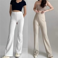 Flare Pants Scuba - Fit And Flare Scuba Pants // Semi-Cutbray Pants