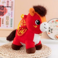 HUARMEY Stuffed Doll Toy Horse Doll Auspicious Meaning Chinese Zodiac Horse Plushie Lucky Pony Doll 