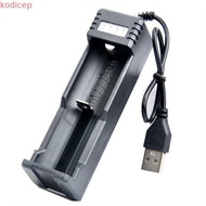 KODICEP1 18650 Lithium Charger LED Smart 3.7V-4.2V Lithium Battery Charger 18650 Battery 8650 14500 