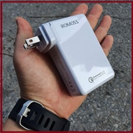 Romoss 3-port PD charger, QuickCharge 3.0