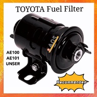 [AOS] TOYOTA -[STEEL QUALITY] FUEL FILTER (WITH BRACKER) VEHICLE MODEL FOR UNSER/AE101 SUV VAN FAST 