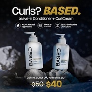 Based Curl Cream | 200ml, Hydrating Styling Cream, Boost Natural Curl Definition
