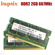 Hynix DDR2 2Rx8 PC2-5300S 2GB แล็ปท็อปแรม2G DDR2 667MHz PC2หน่วยความจำแล็ปท็อปโน้ตบุ๊ก5300S