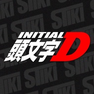 Initial D Initial-D Fujiwara Tofu Cut Out Vinyl Sticker WATERPROOF