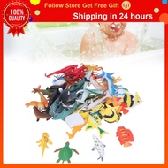 Forest Generic Sea Animals Toys Vivid Mini Tropical Fish Set for 4-6 Years Old Kids Bath Play