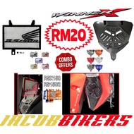 COMBO SET HONDA RSX150 WINNER X ENGINE GUARD + RADIATOR COVER