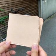SHORT　シンプルイズベスト　ヌメ革ナチュラル　ショートフラット財布　ミニマムウォレット　SFW-WWWW-W