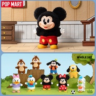 POP MART Mickey Family Cute Together Keychain Series Figures Blind Box