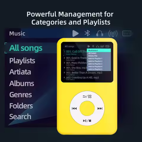 128GB reproductor mp3 player with radio, video, bluetooth speakers, ipod classic walkman, dap hifi m