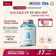 【Teddilab】【HALAL】Unichi Blue Gummy for Hair Boost | Hair & Nail Care | Biotin & Zinc | 0 Sugar Low F