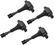 4 Pcs Zj2018100 Ignition Coil, for Mazda 2 3 De Bk Bl Bm 1.3L 1.4L 1.5L 1.6L ZJ2018100A engine ignit