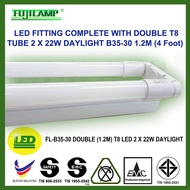 LED TUBE FITTING 35-30 DOUBLE (22W/ 32W) FUJILAMP x 5pcs