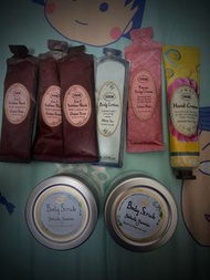 Sabon 身體護理 磨砂 髮膜 潤膚霜 潤手霜 全要