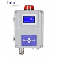 High Quality O3 H2S NH3 SO2 CL2 H2 LEL Wall-mounted Single Channel Gas Detector and Alarm