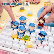 Guwan GOODSPLAY Crayon Shin-Chan Three-Dimensional Keycap Series Dynamic Bus Decoration Cute Gift My