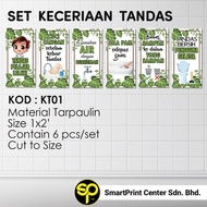 BANNER SET TANDAS SEKOLAH / KECERIAAN TANDAS