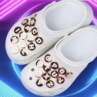 A-Z Alphabet Jbitz for design Gold Letters Jibits Charm Crystal Letter Jibbits designks Women Shoes 