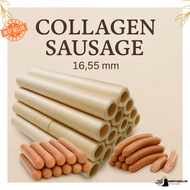 New Sausage Collagen Sleeve Casing 16.55 | Edible Halal FoodGrade Premium Sausage Casing