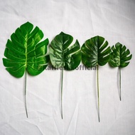 Artificial Leaf Mini Monstera Collection Daun Hijau Palsu Plastik