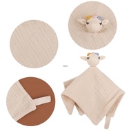 CUY Rabbit Baby Soother Toy Appease Bib Lovely Animal Burping Cloth for Girls Boy