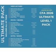 2026/2025 CFA Level 1 Ultra Bundle: Kaplan Schweser, Mark Meldrum, IFT, UWorld Wiley, Official Textb