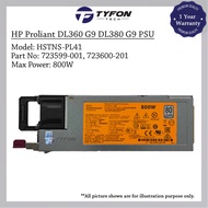 HP Proliant DL360 G9 DL380 G9 DL560 G9 DL580 G9 ML350 G9 Power Supply PSU 800W HSTNS-PL41 723599-001