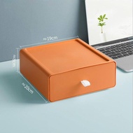 ลิ้นชักอเนกประสงค์ กล่องเก็บของ กล่องจัดระเบียบ ลิ้นชักฝาหน้า กล่องลิ้นชักเก็บของ รวมกันฟรีของล มี 4 สี