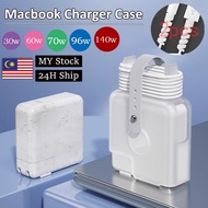 Charger case compatible with Macbook Air M4 M3 M2  30W 70W Pro 13 14 15 16 inch 60W 67W 96W 140w Wit