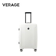 Verage London 20 25 29 inch PP Unbreakable Hard Double-Coil Security Zipper Spinner Case Travel Lugg