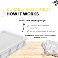 Versatile Multiuse for Pizza Dough Pies Pastry Dough Proofing Box&amp Lid for Fermenation&amp Storag