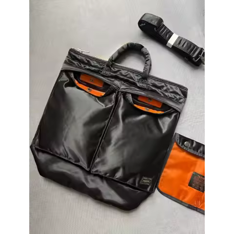 Porter Tanker Helmet BAG 622-19555 Large Capacity Outdoor Crossbody Laptop Waterproof Travel Handbag