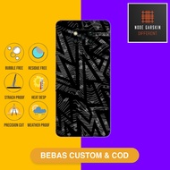 Garskin Skin poco X3 Nfc X3 Pro Fullbody or Backonly - black stripe Code - a60r