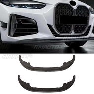 Car Front Bumper Lip Diffuser Spoiler Glossy Black Modification Part For BMW 4 Series G22 G23 G26 20